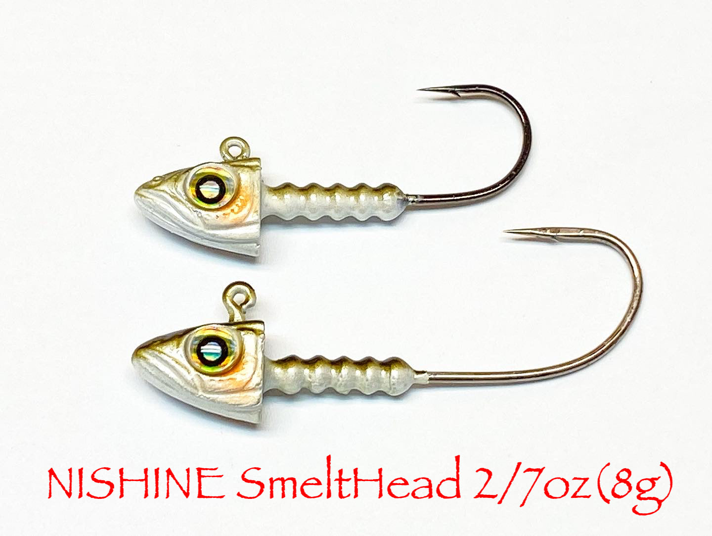 7 Pezzi Jig Pesca Testa Di Pesce Non Dipinti 2 Oz - Esca Fondale Per Acqua Dolce E Salata - Foto 3