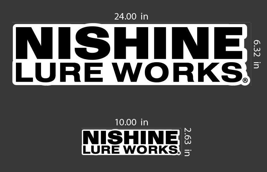 NISHINE logo Boat Carpet Decal